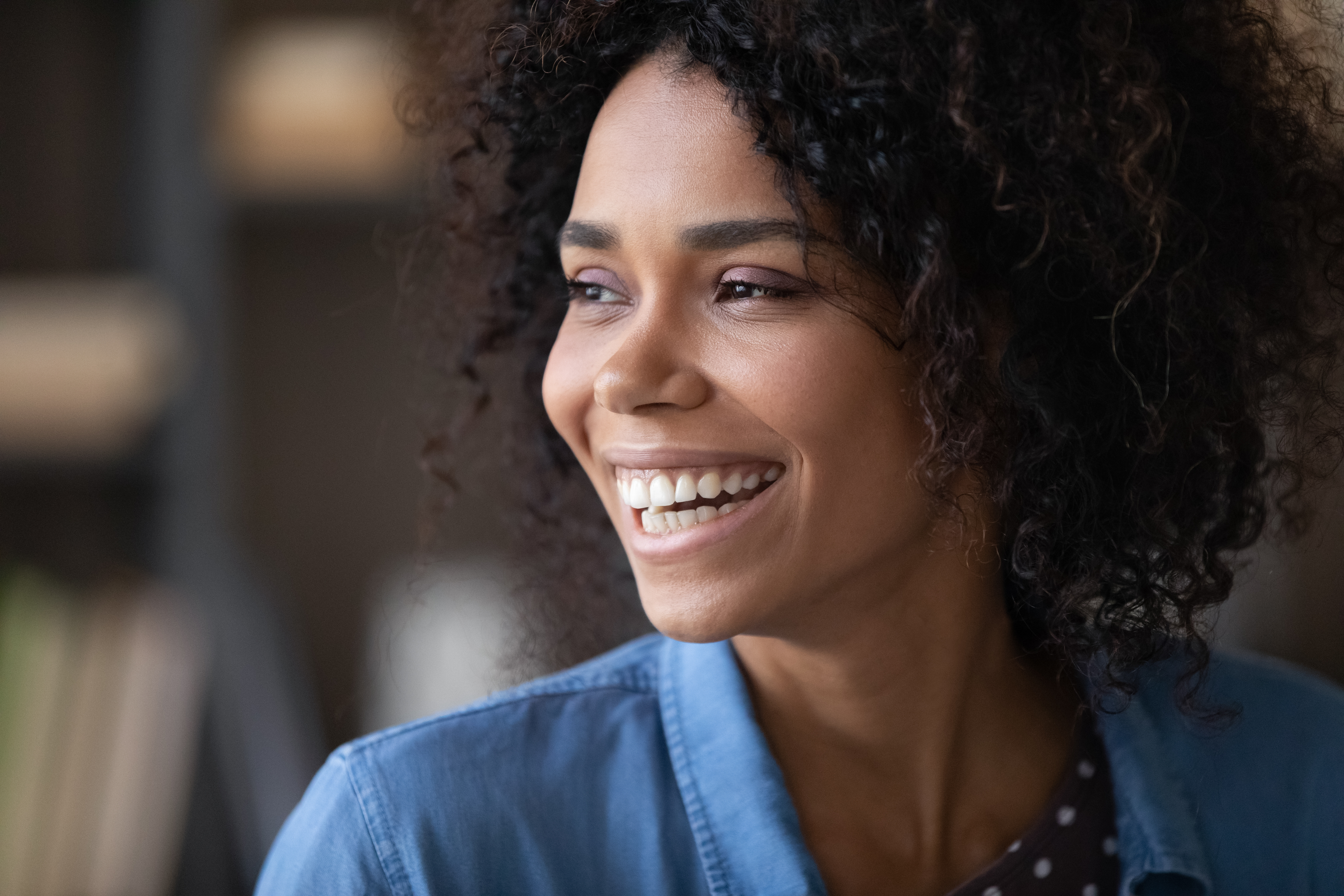 woman smiling in dawsonville georgia