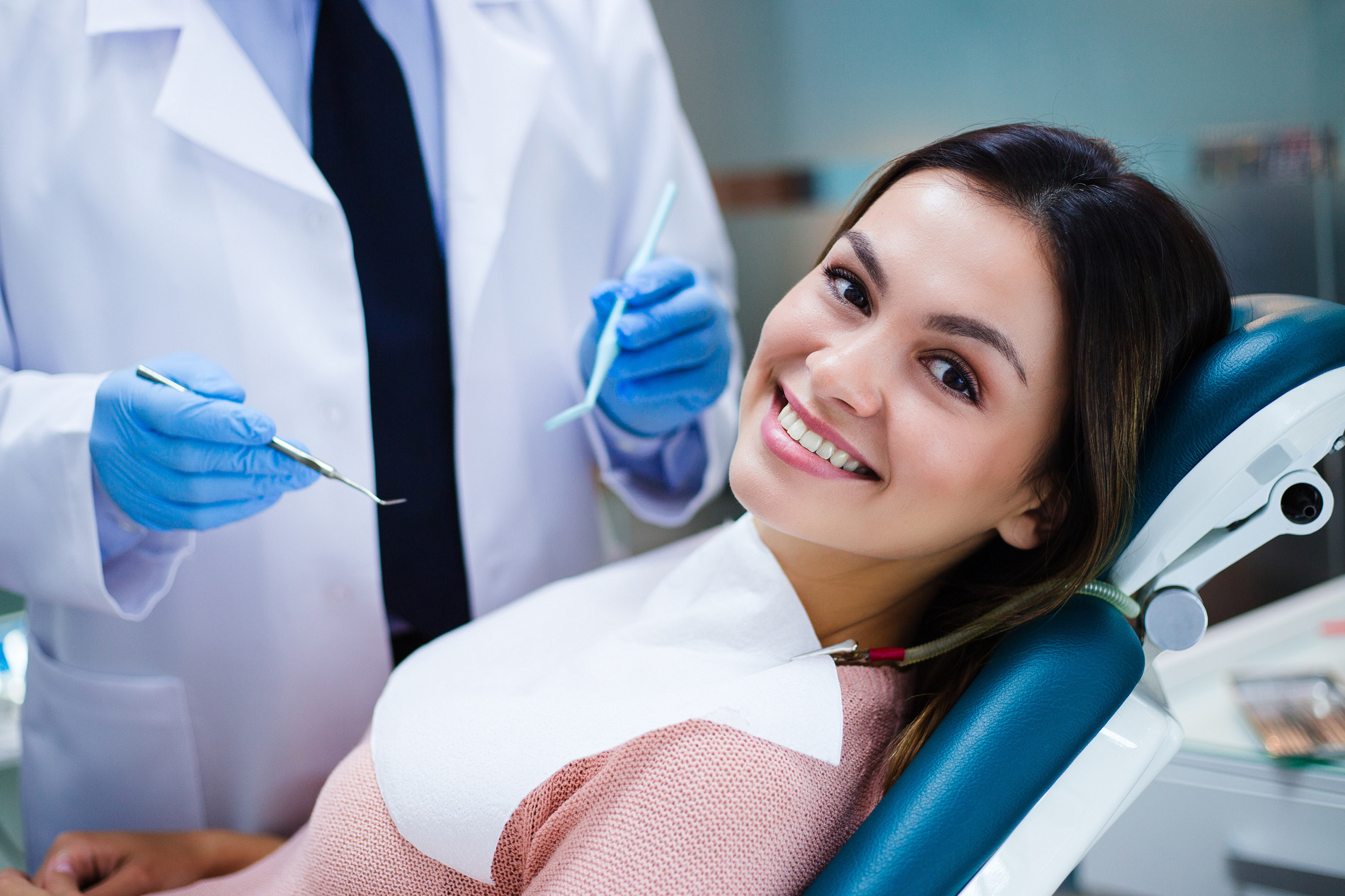 Woman smiling at her after Exion and Emface appointment in Dawsonville GA